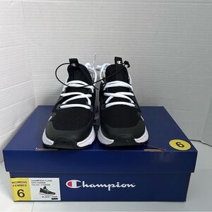 Champion Flare Women’s Black and White Sneakers